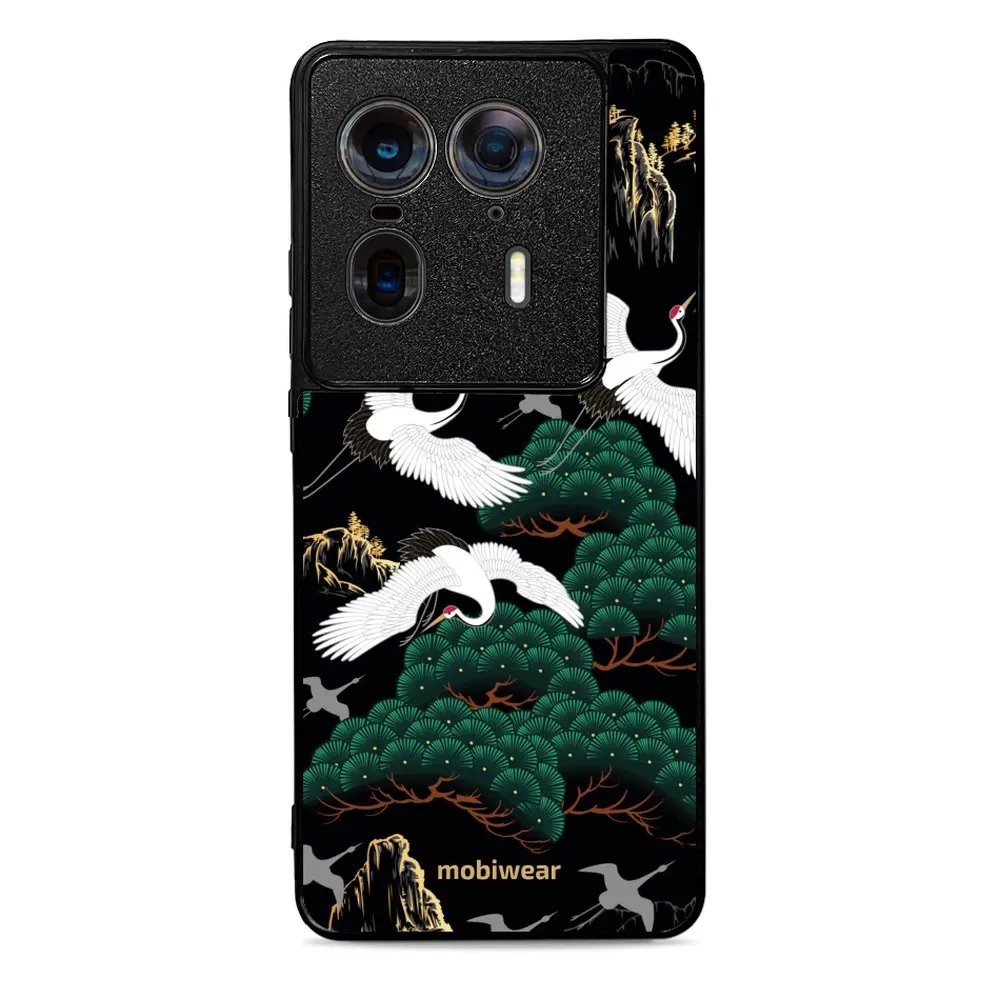 Lesklý kryt Mobiwear Glossy - Motorola Edge 50 Ultra - G042G - Jeřábi