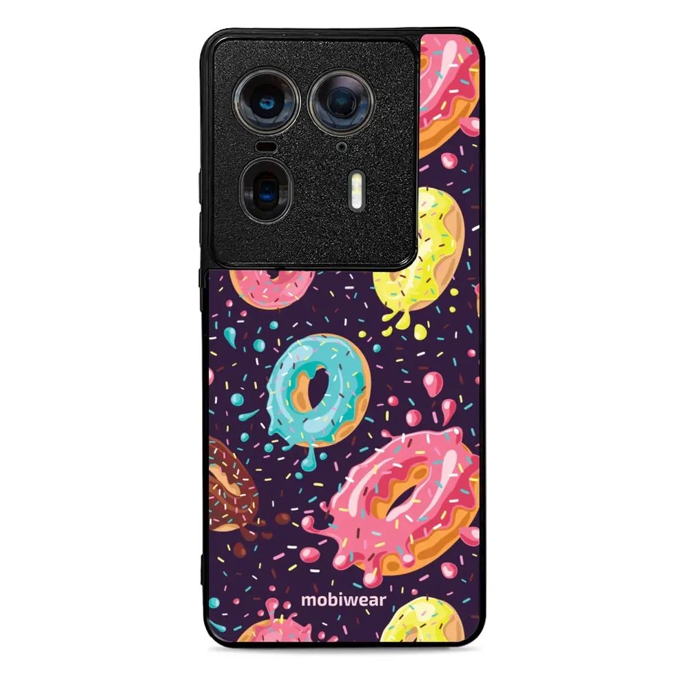 Lesklý kryt Mobiwear Glossy - Motorola Edge 50 Ultra - G046G - Donutky