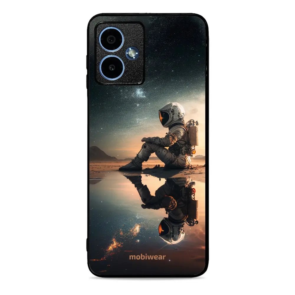 Lesklý kryt Mobiwear Glossy - Motorola Moto G14 - G003G Astronaut na samotce