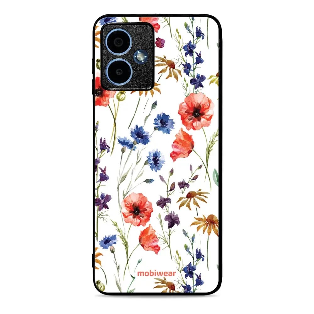 Lesklý kryt Mobiwear Glossy - Motorola Moto G14 - G032G - Luční kvítí
