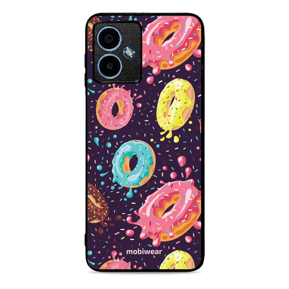 Lesklý kryt Mobiwear Glossy - Motorola Moto G14 - G046G - Donutky