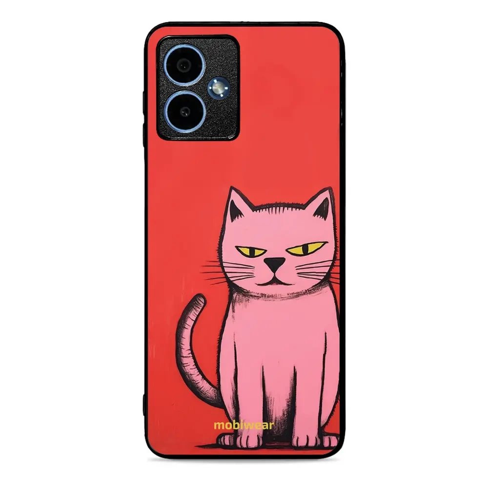 Lesklý kryt Mobiwear Glossy - Motorola Moto G14 - G054G Kocourek