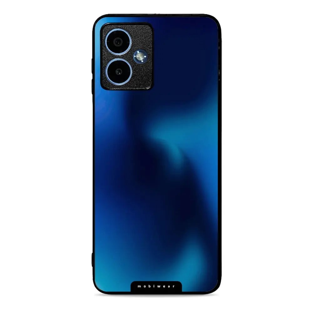 Lesklý kryt Mobiwear Glossy - Motorola Moto G14 - G068G Modrý odstín