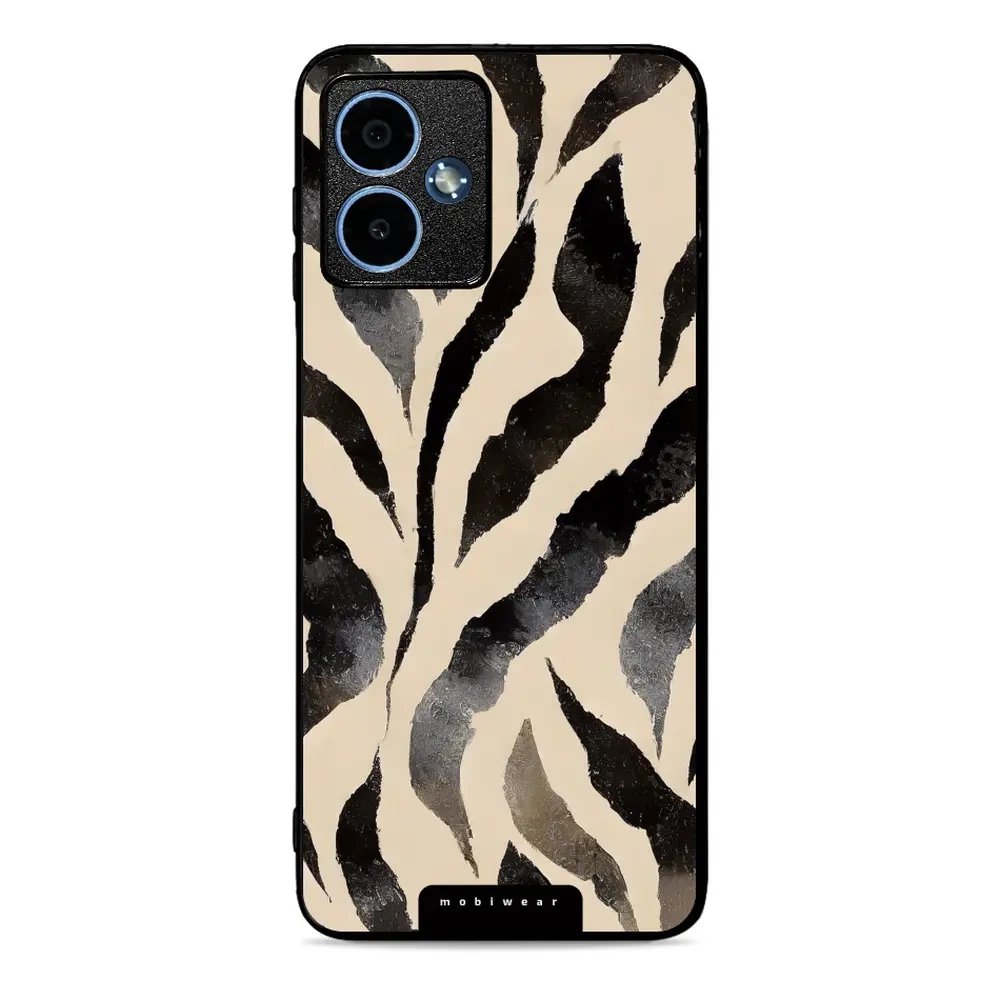Lesklý kryt Mobiwear Glossy - Motorola Moto G14 - GA53G Zebří
