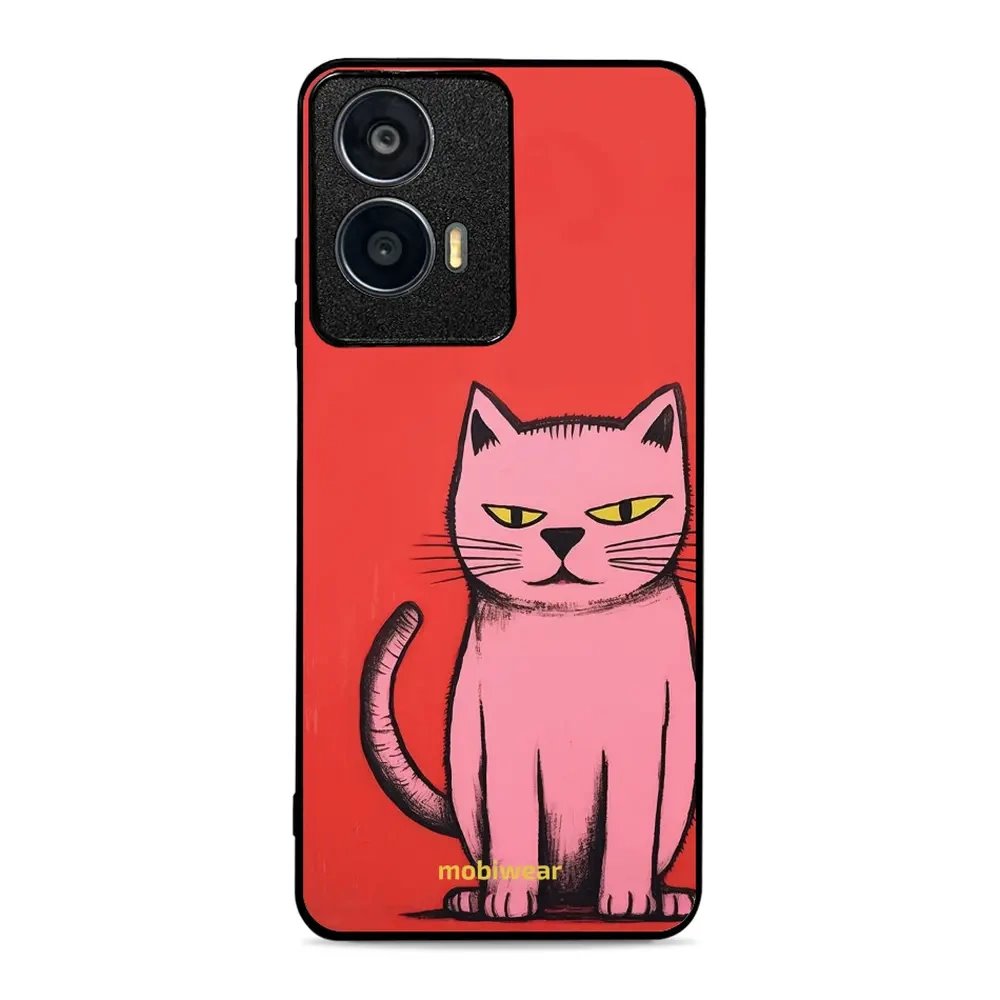 Lesklý kryt Mobiwear Glossy - Motorola Moto G24 - G054G Kocourek