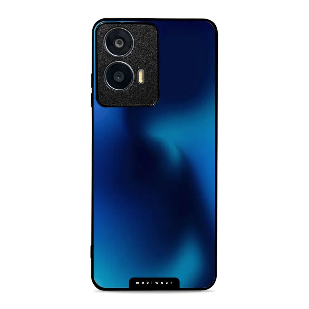Lesklý kryt Mobiwear Glossy - Motorola Moto G24 - G068G Modrý odstín
