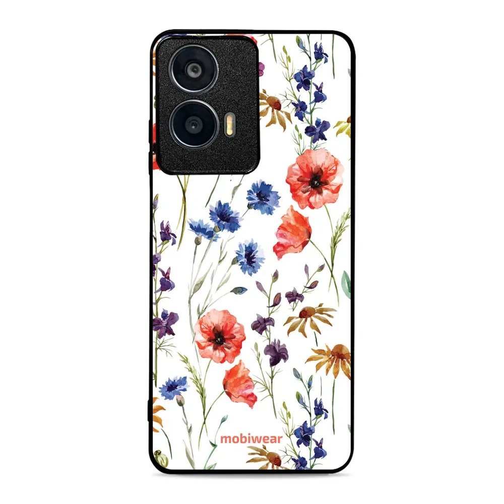 Lesklý kryt Mobiwear Glossy - Motorola Moto E14 - G032G - Luční kvítí