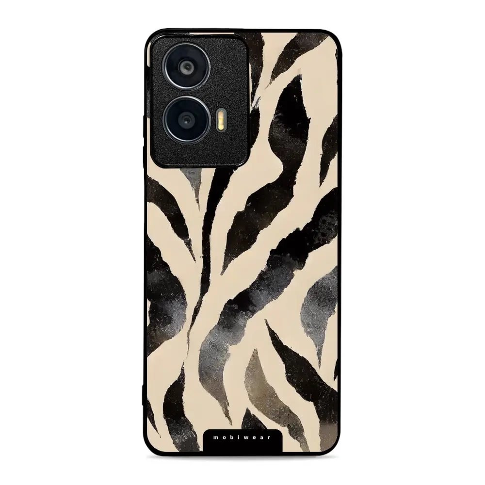 Lesklý kryt Mobiwear Glossy - Motorola Moto E14 - GA53G Zebří