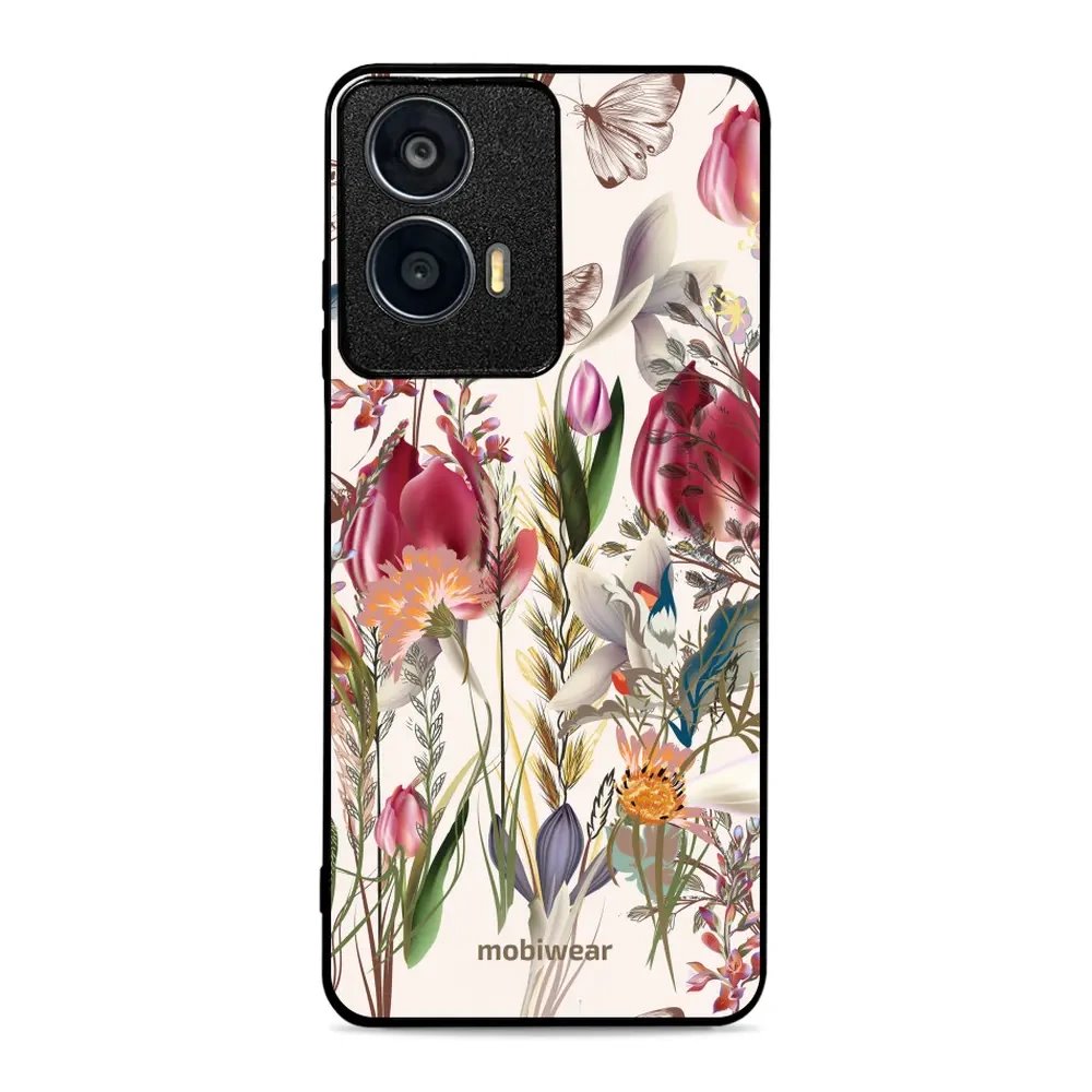 Lesklý kryt Mobiwear Glossy - Motorola Moto G04 - G031G - Rozkvetlá louka