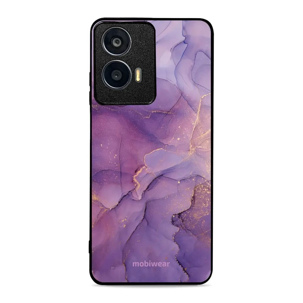Lesklý kryt Mobiwear Glossy - Motorola Moto G04 - G050G - Fialový mramor