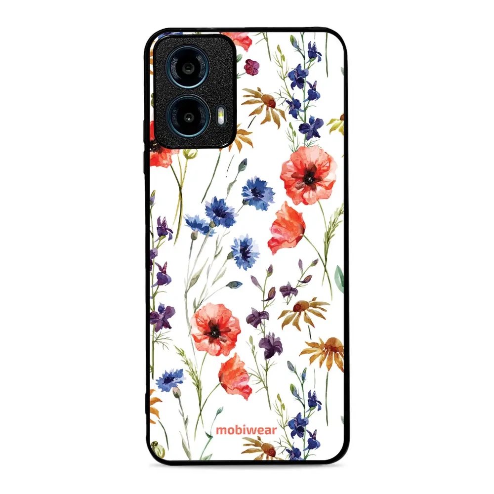 Lesklý kryt Mobiwear Glossy - Motorola Moto G34 5G - G032G - Luční kvítí
