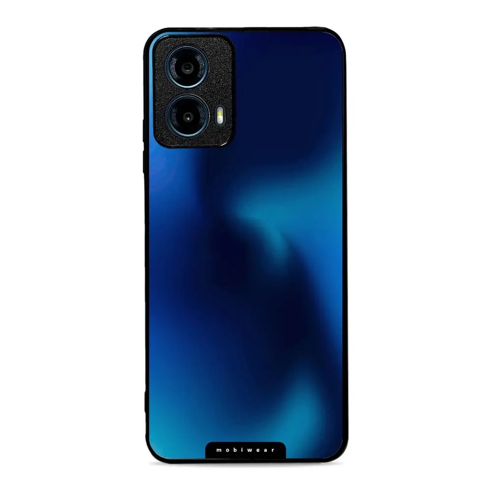 Lesklý kryt Mobiwear Glossy - Motorola Moto G34 5G - G068G Modrý odstín