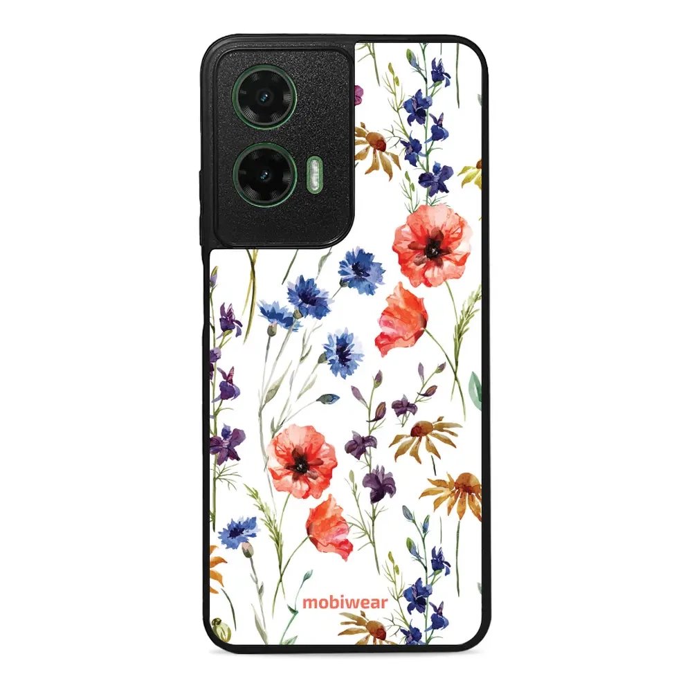 Lesklý kryt Mobiwear Glossy - Motorola Moto G35 5G - G032G - Luční kvítí