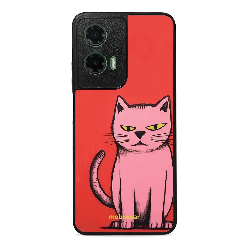 Lesklý kryt Mobiwear Glossy - Motorola Moto G35 5G - G054G Kocourek