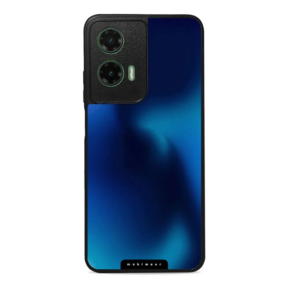 Lesklý kryt Mobiwear Glossy - Motorola Moto G35 5G - G068G Modrý odstín