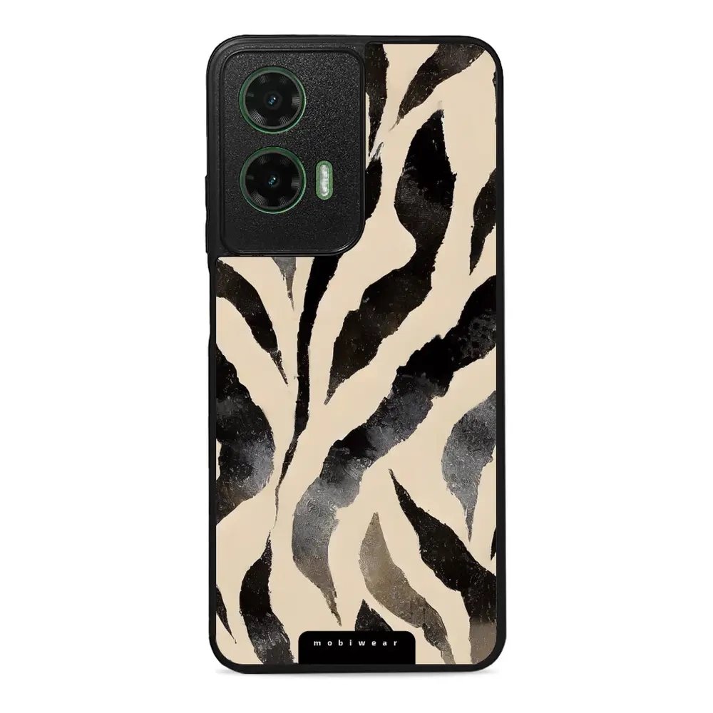 Lesklý kryt Mobiwear Glossy - Motorola Moto G35 5G - GA53G Zebří