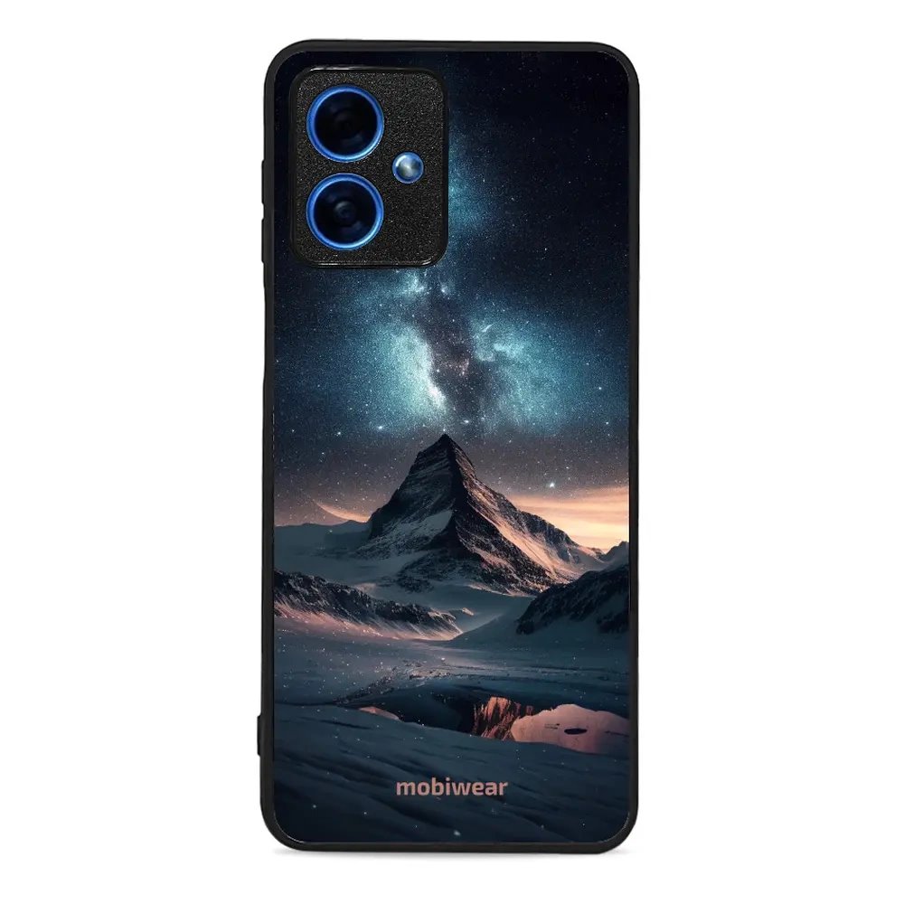Lesklý kryt Mobiwear Glossy - Motorola Moto G54 5G - G006G Hora s hvězdnou oblohou