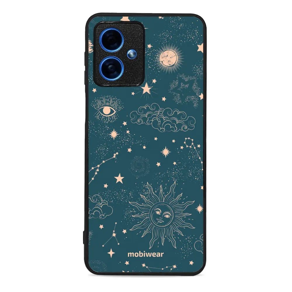 Lesklý kryt Mobiwear Glossy - Motorola Moto G54 5G - G047G - Magický vesmír