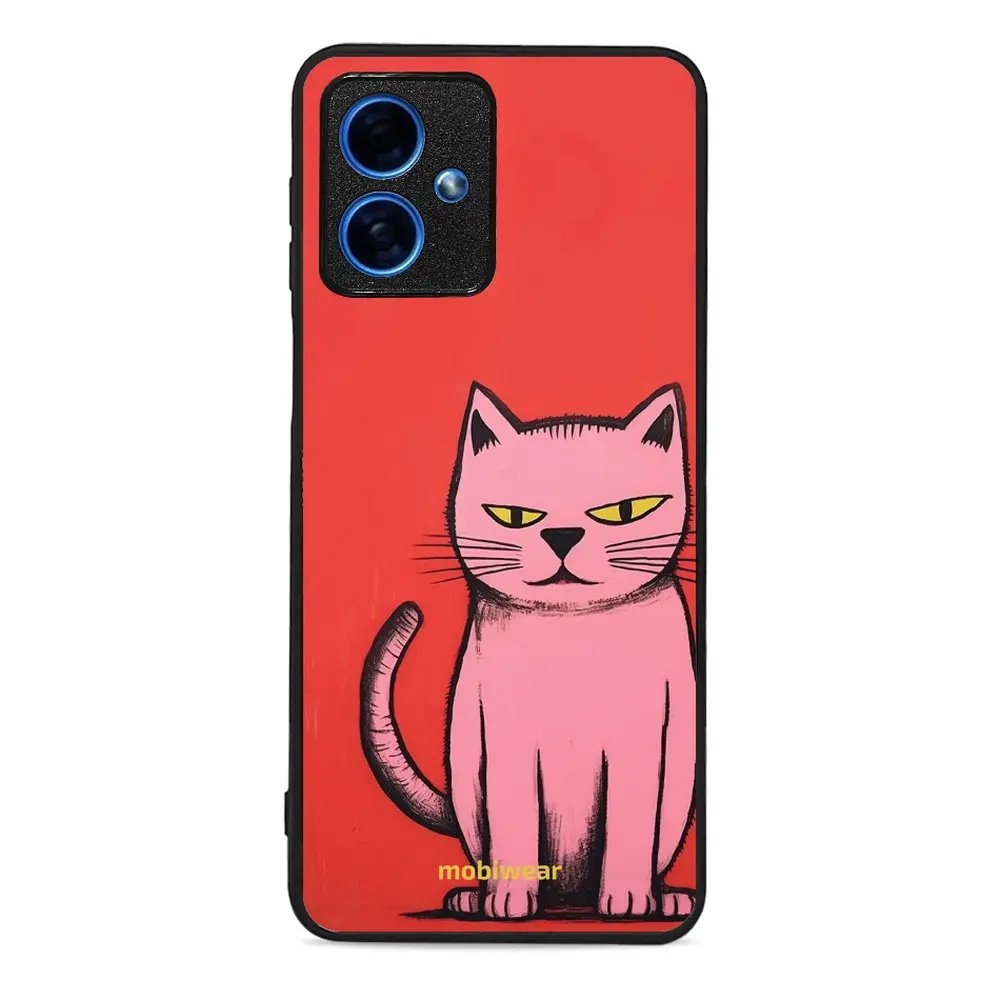 Lesklý kryt Mobiwear Glossy - Motorola Moto G54 5G - G054G Kocourek