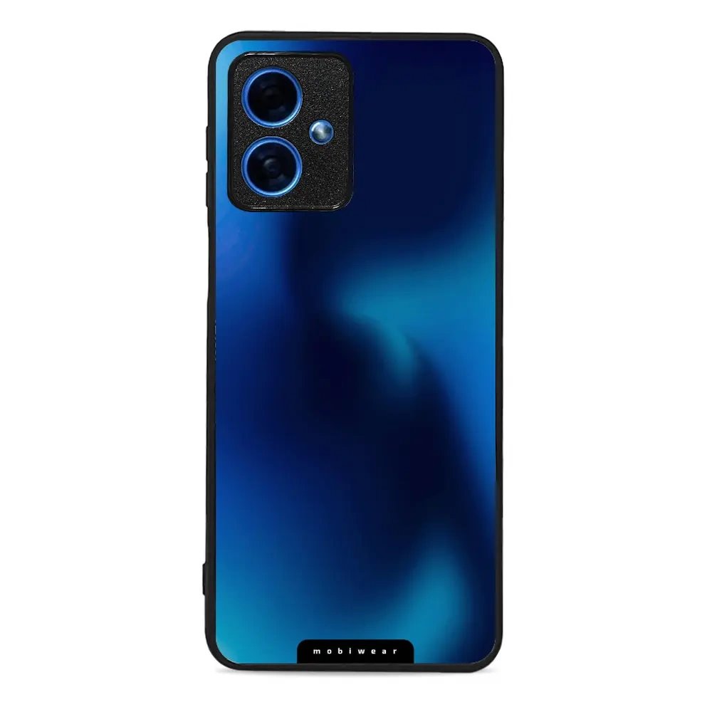 Lesklý kryt Mobiwear Glossy - Motorola Moto G54 5G - G068G Modrý odstín