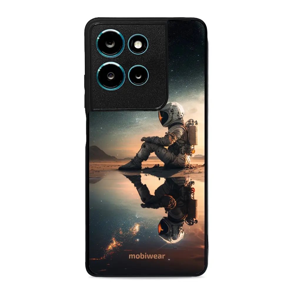 Lesklý kryt Mobiwear Glossy - Motorola Moto G75 5G - G003G Astronaut na samotce