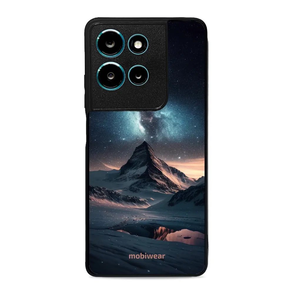 Lesklý kryt Mobiwear Glossy - Motorola Moto G75 5G - G006G Hora s hvězdnou oblohou