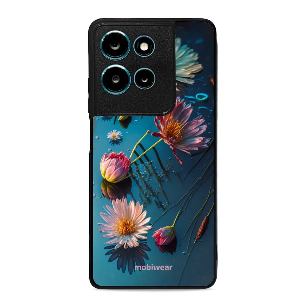 Lesklý kryt Mobiwear Glossy - Motorola Moto G75 5G - G013G Květy na hladině