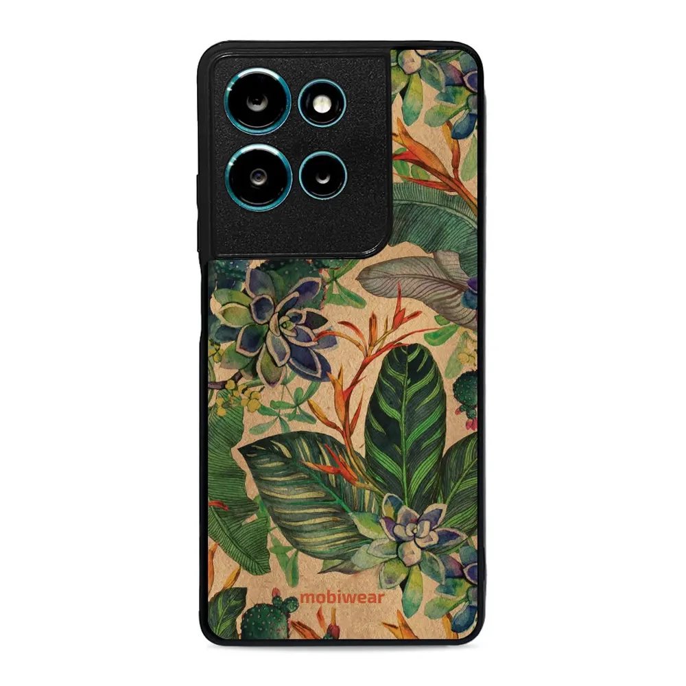 Lesklý kryt Mobiwear Glossy - Motorola Moto G75 5G - G036G - Sukulenty