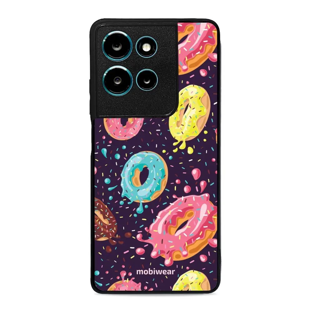 Lesklý kryt Mobiwear Glossy - Motorola Moto G75 5G - G046G - Donutky