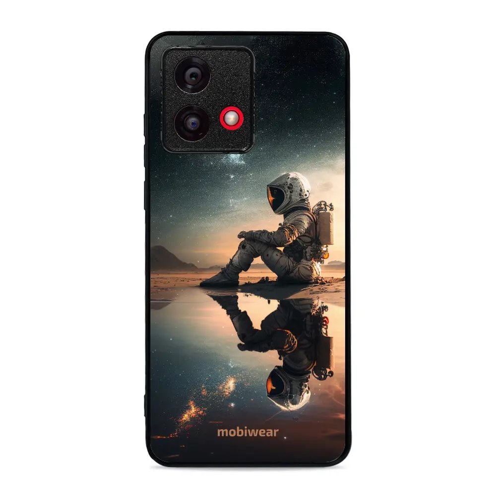 Lesklý kryt Mobiwear Glossy - Motorola Moto G84 - G003G Astronaut na samotce