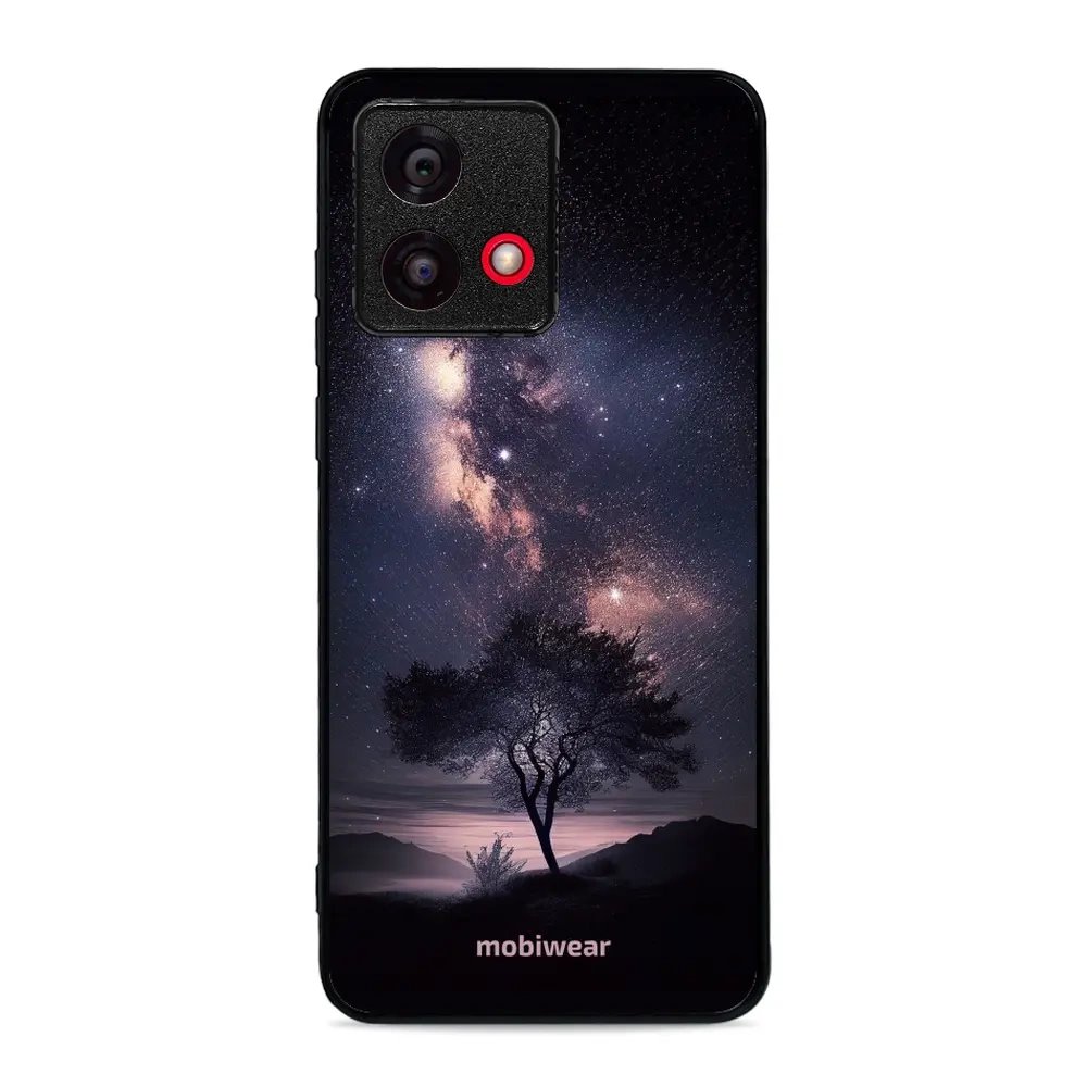 Lesklý kryt Mobiwear Glossy - Motorola Moto G84 - G005G Strom s galaxií