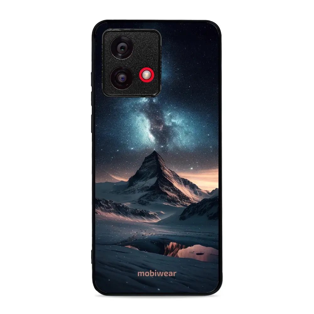 Lesklý kryt Mobiwear Glossy - Motorola Moto G84 - G006G Hora s hvězdnou oblohou