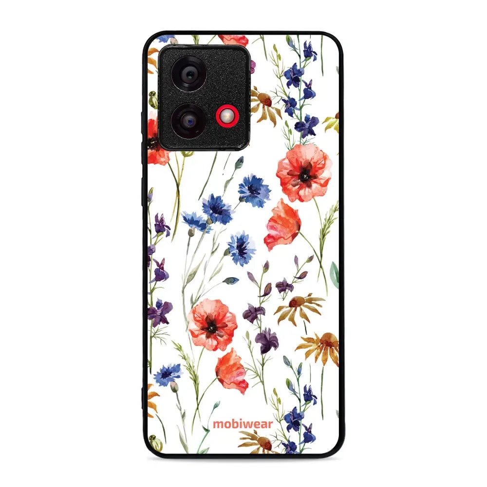 Lesklý kryt Mobiwear Glossy - Motorola Moto G84 - G032G - Luční kvítí