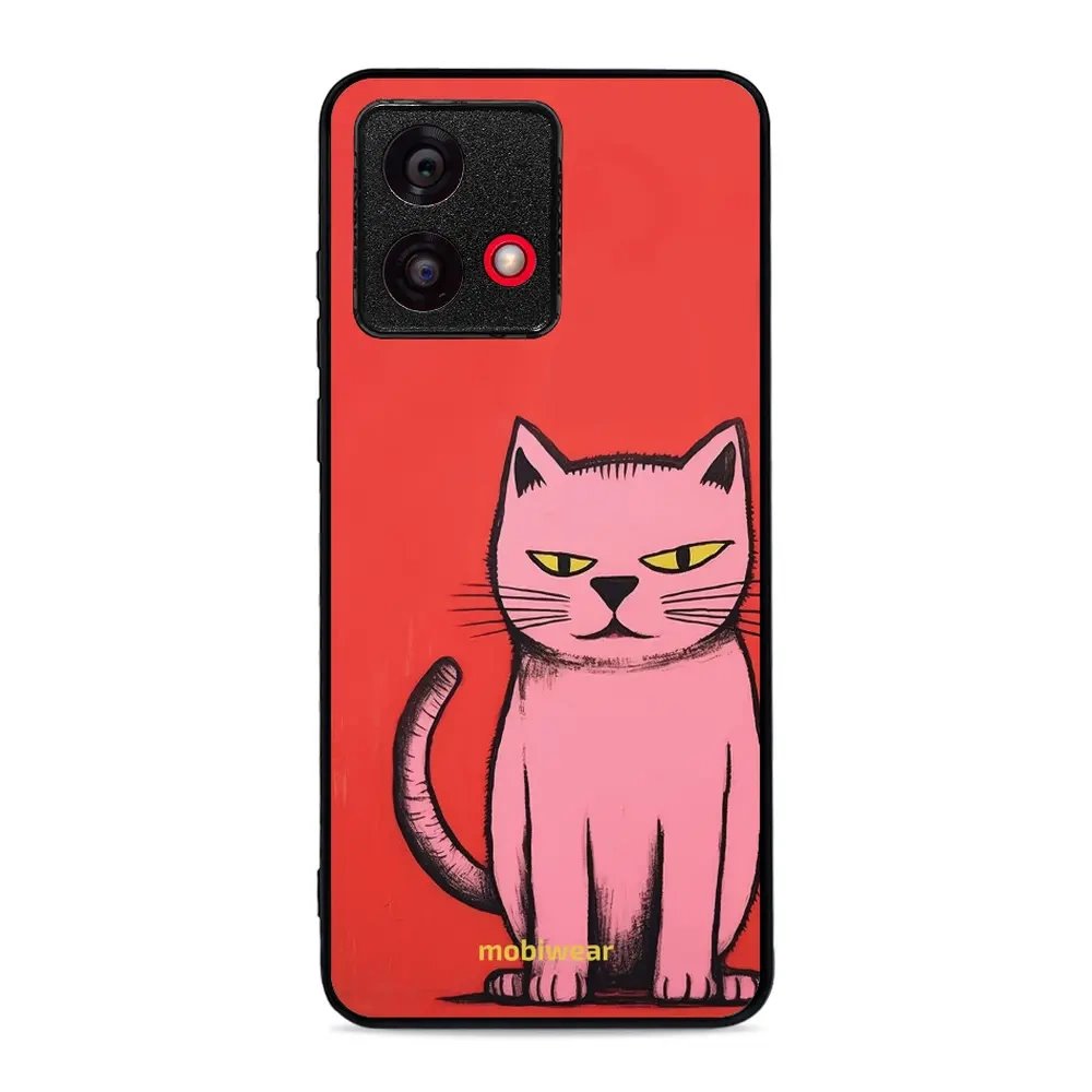 Lesklý kryt Mobiwear Glossy - Motorola Moto G84 - G054G Kocourek