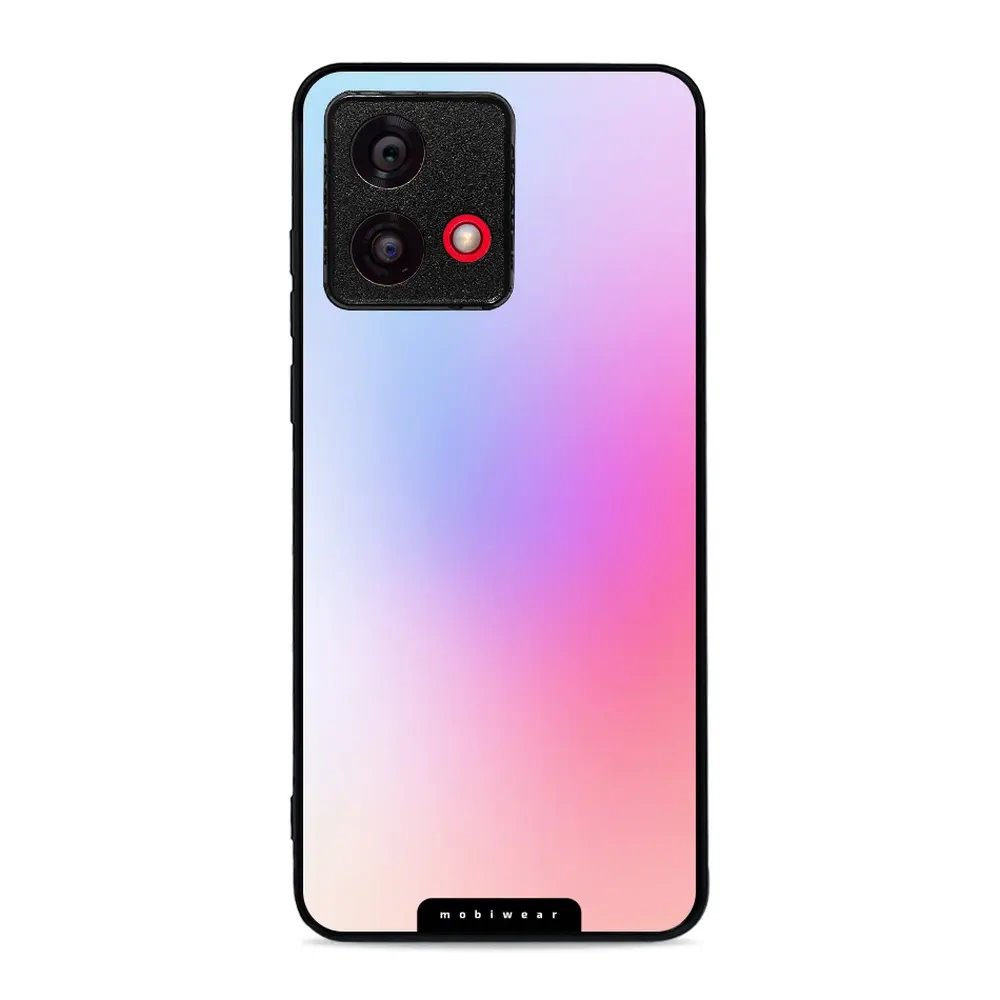 Lesklý kryt Mobiwear Glossy - Motorola Moto G84 - G065G Nachový odstín