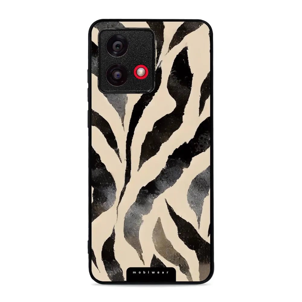 Lesklý kryt Mobiwear Glossy - Motorola Moto G84 - GA53G Zebří