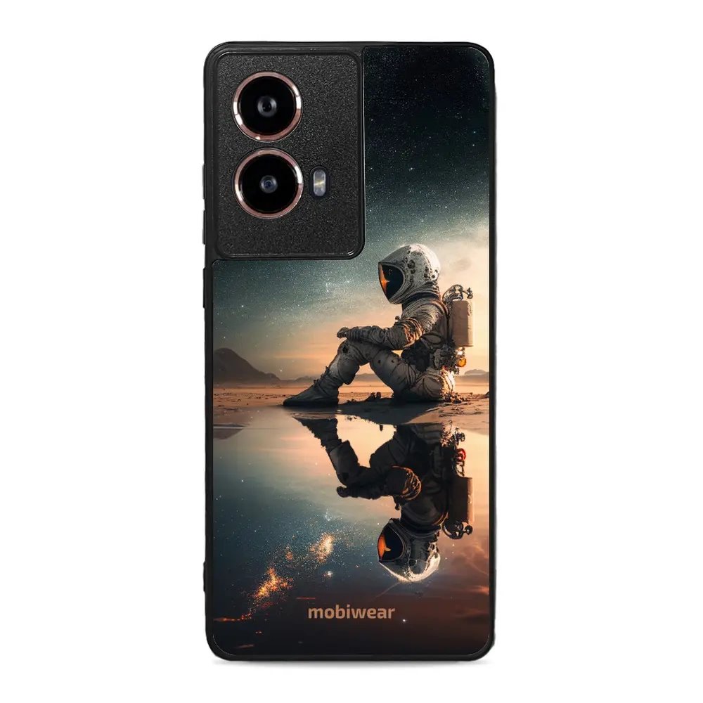 Lesklý kryt Mobiwear Glossy - Motorola Moto G85 5G - G003G Astronaut na samotce