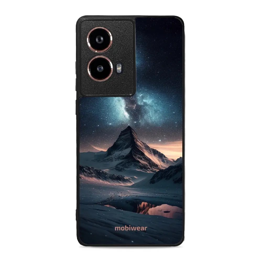 Lesklý kryt Mobiwear Glossy - Motorola Moto G85 5G - G006G Hora s hvězdnou oblohou