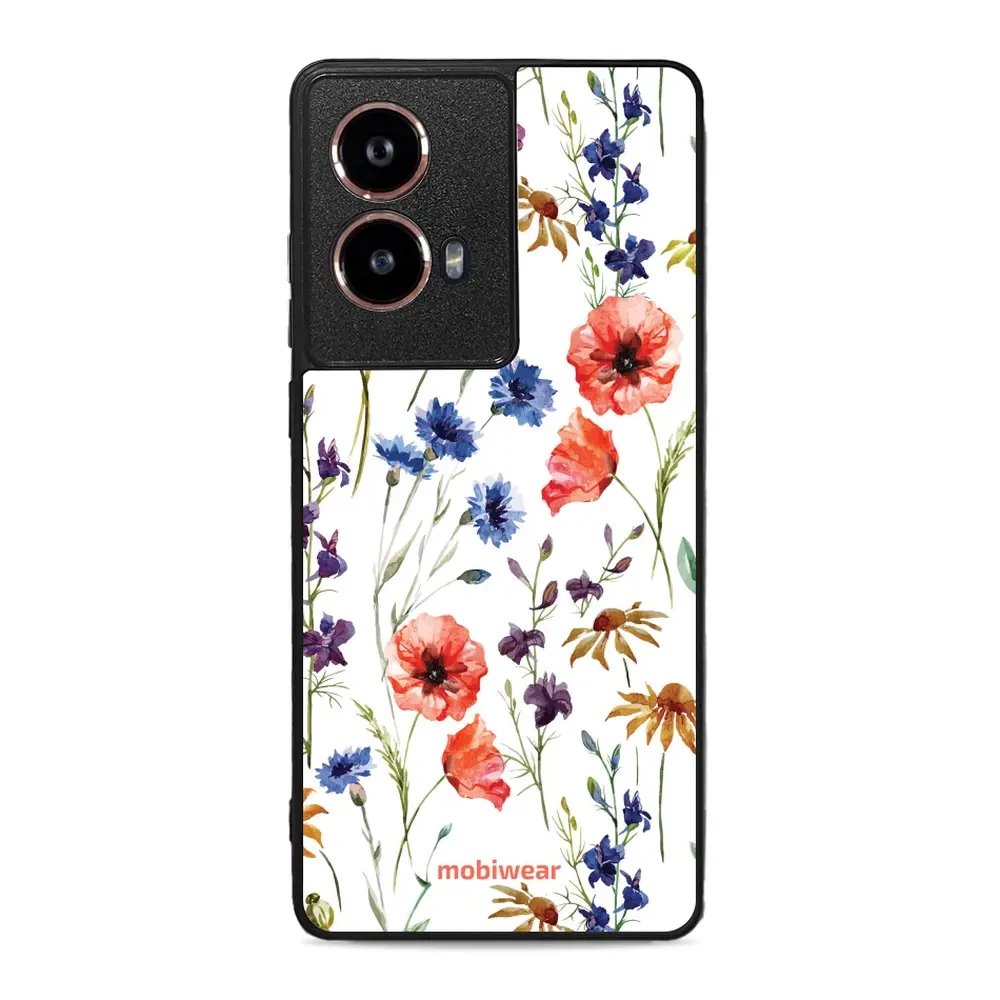 Lesklý kryt Mobiwear Glossy - Motorola Moto G85 5G - G032G - Luční kvítí