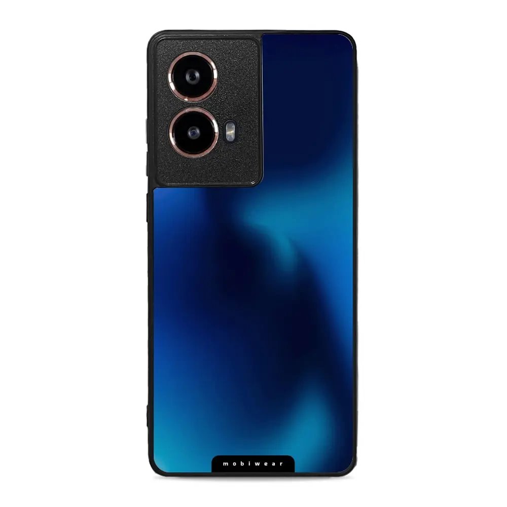 Lesklý kryt Mobiwear Glossy - Motorola Moto G85 5G - G068G Modrý odstín