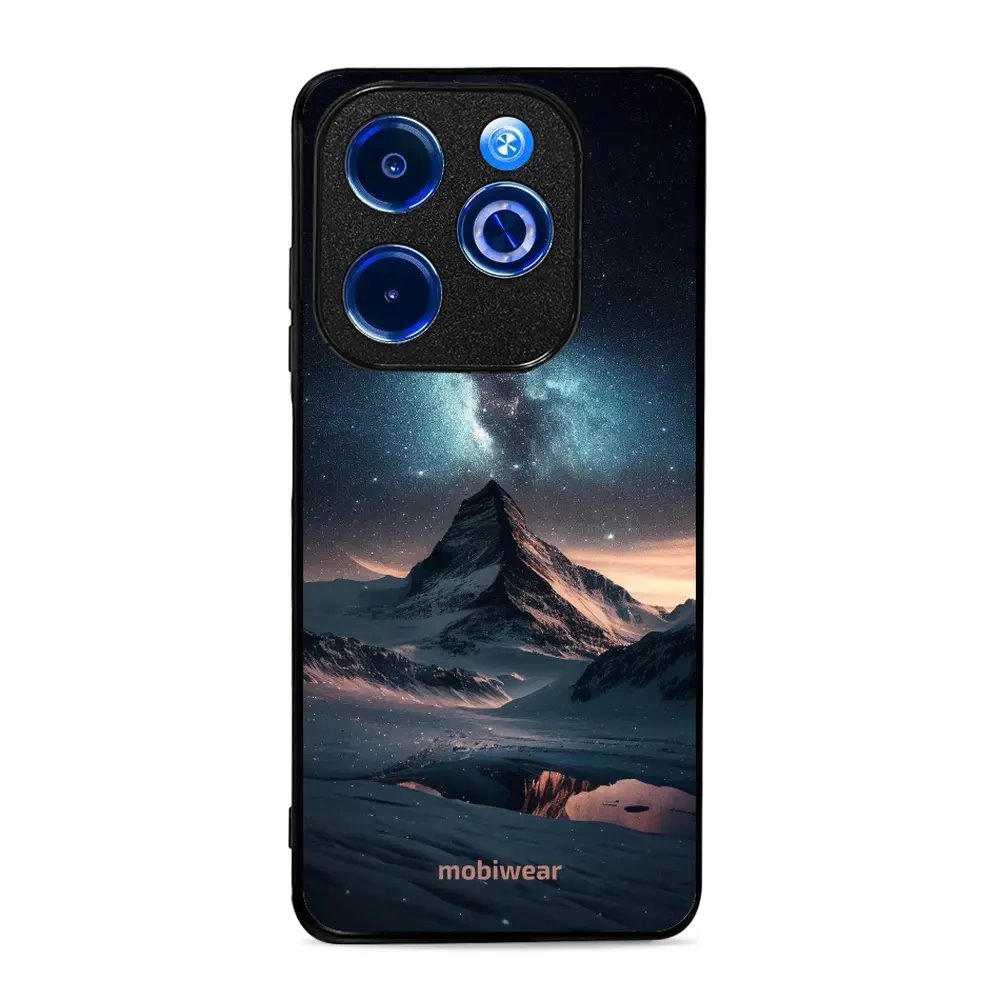 Lesklý kryt Mobiwear Glossy - Infinix HOT 40i - G006G Hora s hvězdnou oblohou