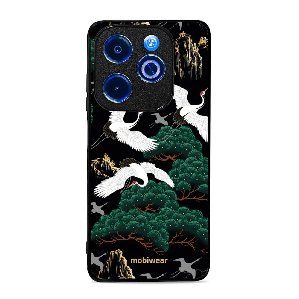 Lesklý kryt Mobiwear Glossy - Infinix HOT 40i - G042G - Jeřábi