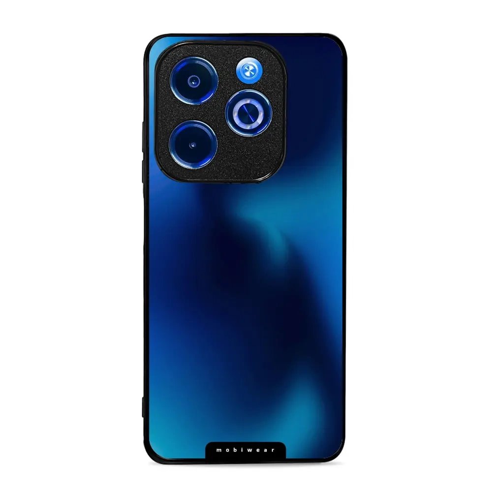 Lesklý kryt Mobiwear Glossy - Infinix HOT 40i - G068G Modrý odstín