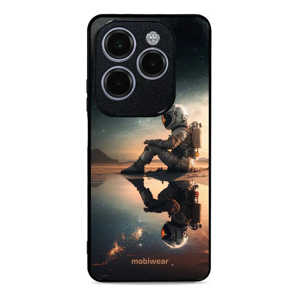 Lesklý kryt Mobiwear Glossy - Infinix HOT 40 Pro - G003G Astronaut na samotce