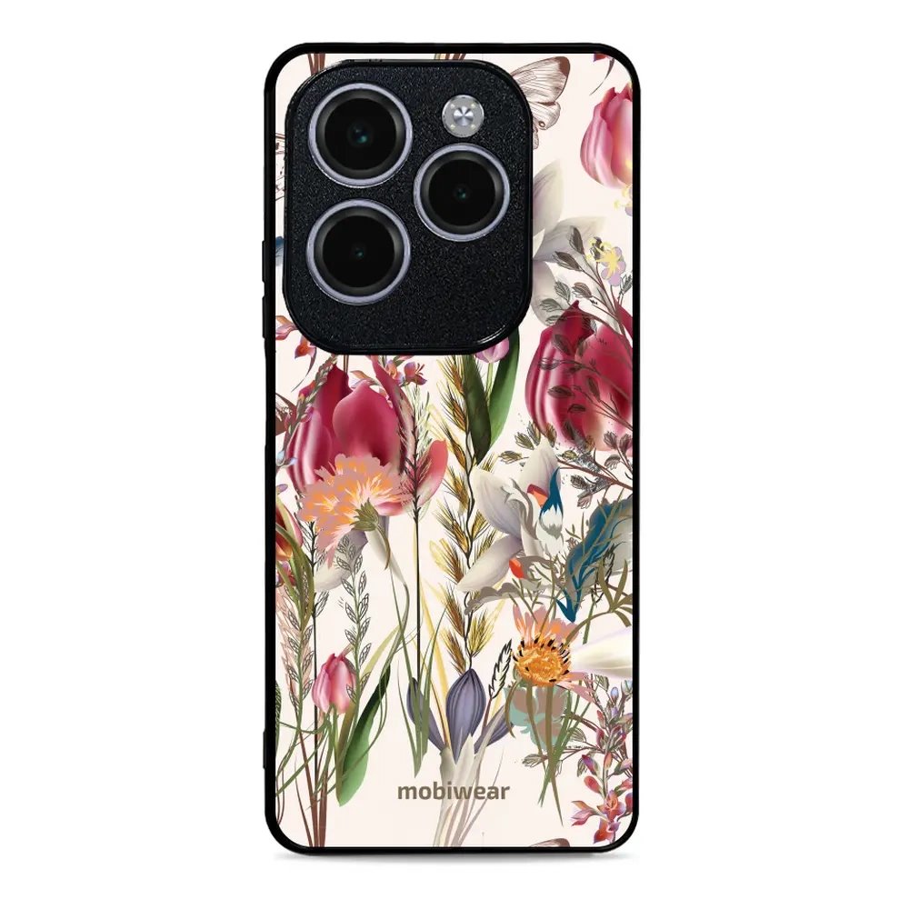 Lesklý kryt Mobiwear Glossy - Infinix HOT 40 Pro - G031G - Rozkvetlá louka