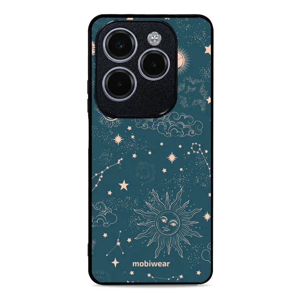 Lesklý kryt Mobiwear Glossy - Infinix HOT 40 Pro - G047G - Magický vesmír