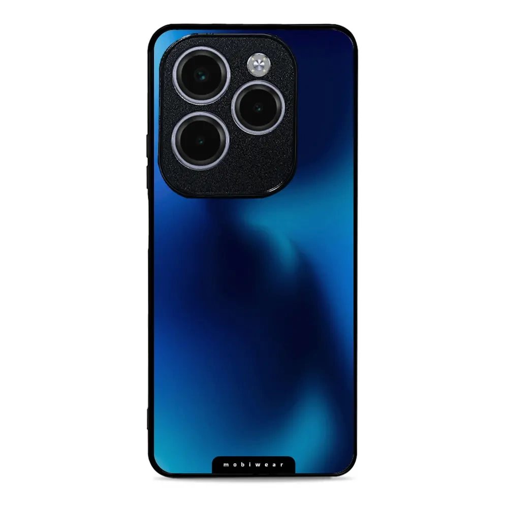 Lesklý kryt Mobiwear Glossy - Infinix HOT 40 Pro - G068G Modrý odstín