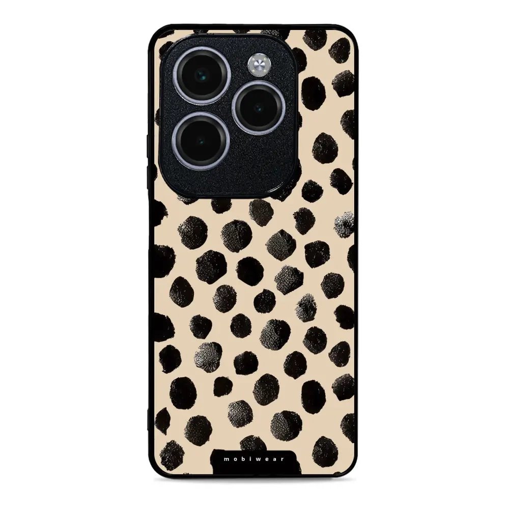 Lesklý kryt Mobiwear Glossy - Infinix HOT 40 Pro - GA50G Černé puntíky