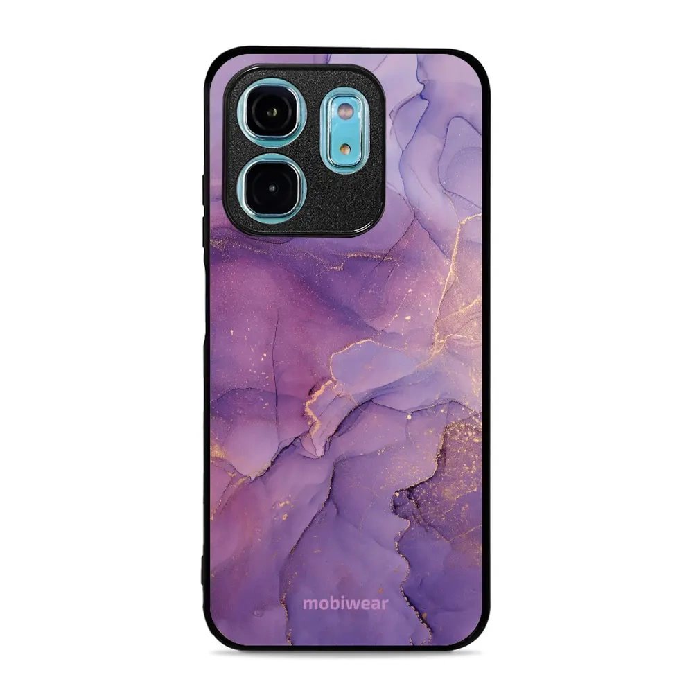 Lesklý kryt Mobiwear Glossy - Infinix HOT 50i - G050G - Fialový mramor