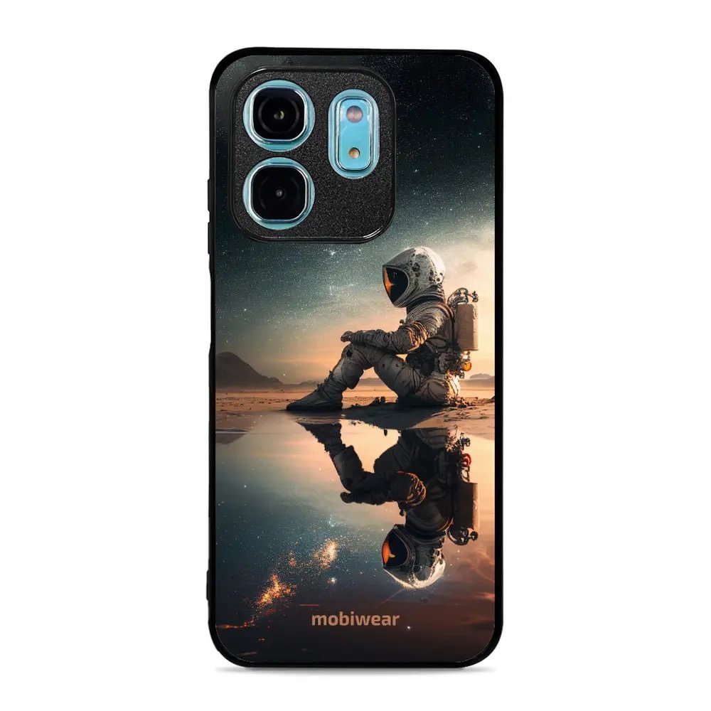 Lesklý kryt Mobiwear Glossy - Infinix Smart 9 - G003G Astronaut na samotce